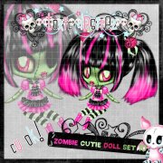 Zombie Cutie Dolls Set 10