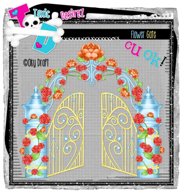 Flower Gate 1 - Click Image to Close