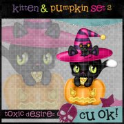 Kitten & Pumpkin Set 2