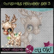 Christmas Reindeer Set 3