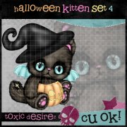 Halloween Kitten Set 4