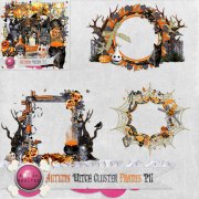 Autumn Witch Cluster Frames