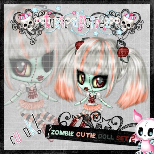Zombie Cutie Dolls Set 2