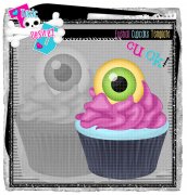 CU Eyeball Cupcake Template