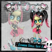 Zombie Doll Set 2