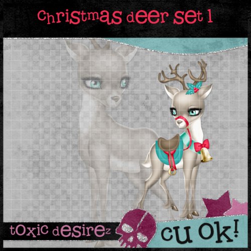 Christmas Deer Set 1