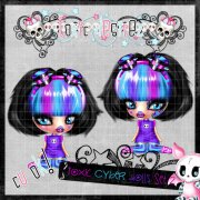 Toxic Cyber Doll Set 2