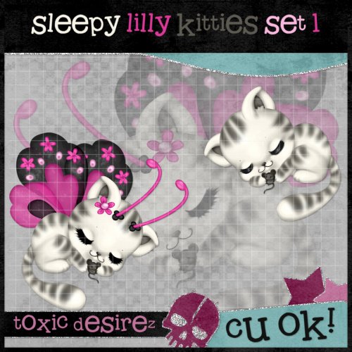 Sleepy Lilly Kittens Set 1