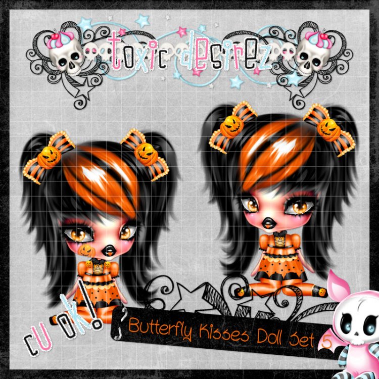 Butterfly Kissed Doll Set 5 - Click Image to Close
