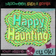 CU Halloween Sign 2 Script