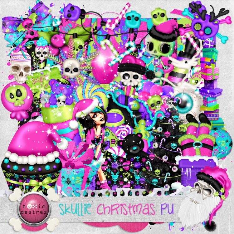 Skullie Christmas EXCLUSIVE - Click Image to Close