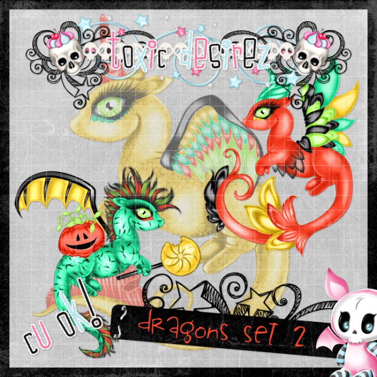 Dragons Set 2 - Click Image to Close