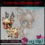 Christmas Reindeer Set 1