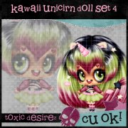 Kawaii Unicirn Doll Set 4