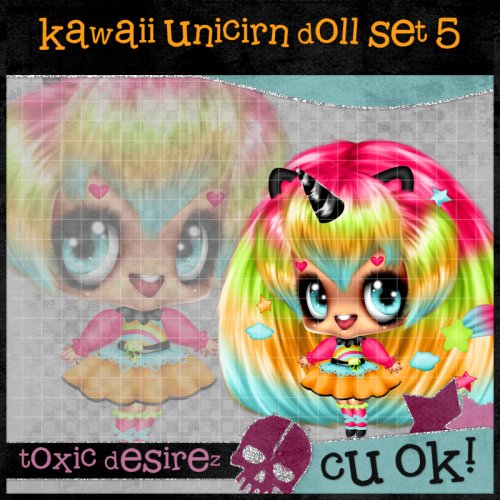 Kawaii Unicirn Doll Set 5
