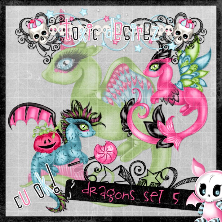 Dragons Set 5 - Click Image to Close