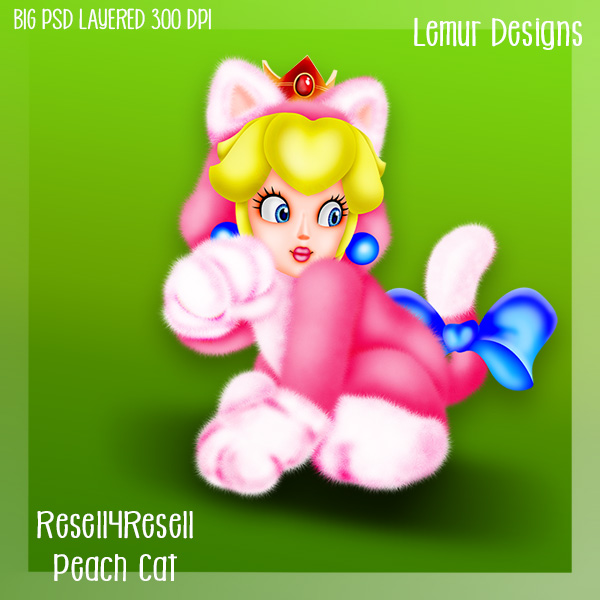 Peach Cat R4R SS Commission - Click Image to Close