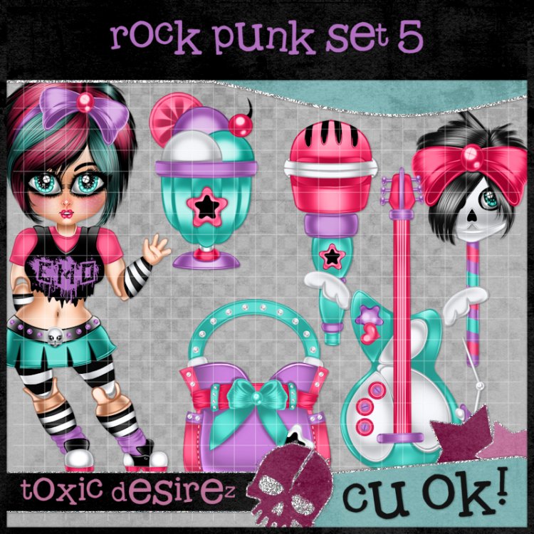 Rock Punk Set 5 - Click Image to Close