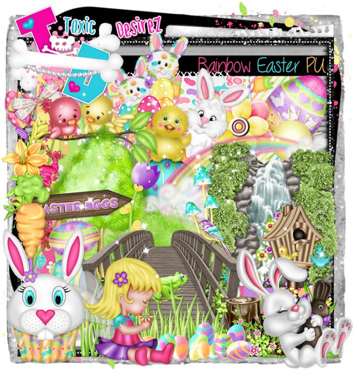 Rainbow Easter - Click Image to Close