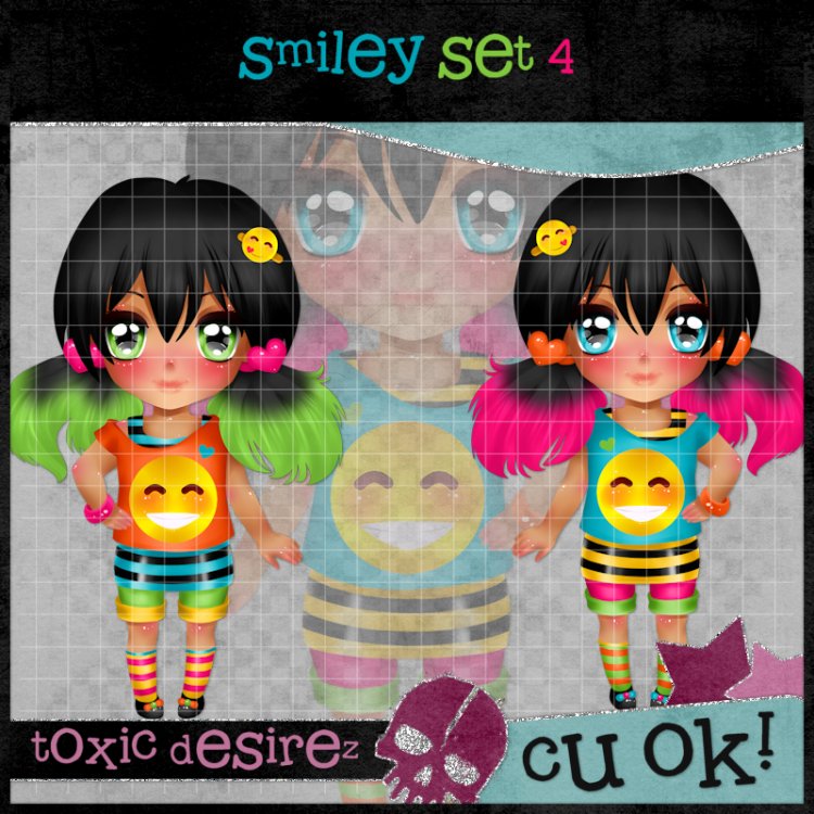 Smiley Set 4 - Click Image to Close