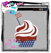CU4CU Patriotic Cupcake 1