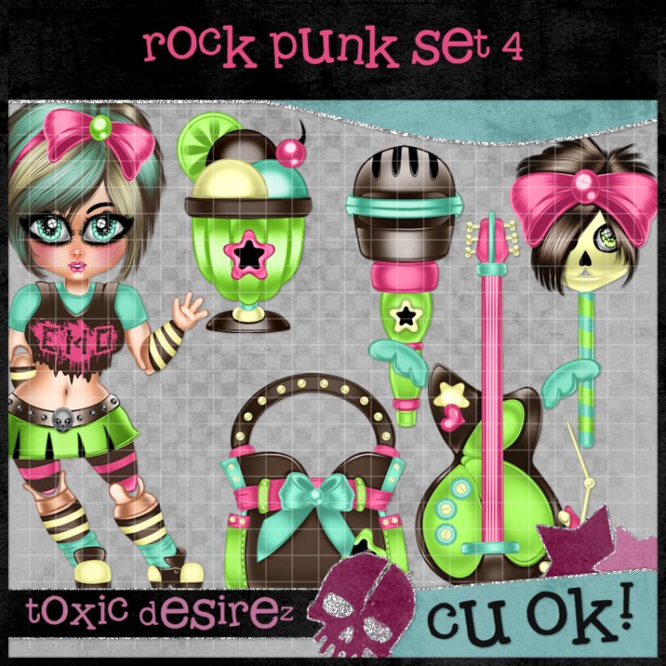 Rock Punk Set 4 - Click Image to Close