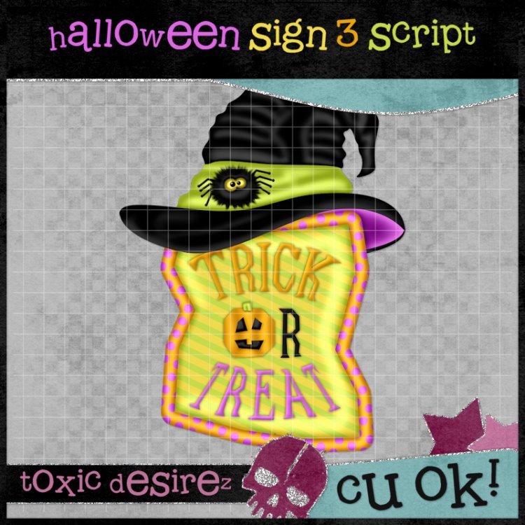 CU Halloween Sign 3 Script - Click Image to Close