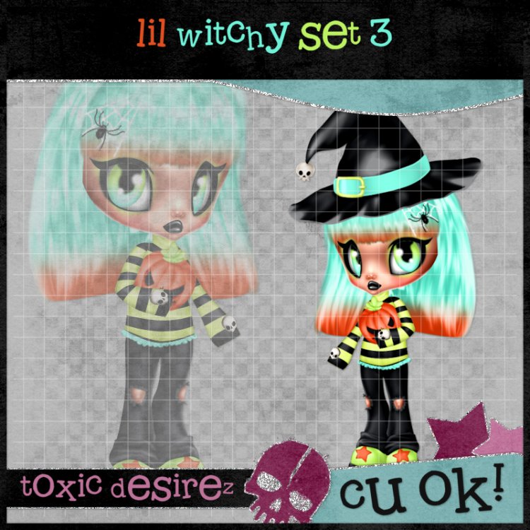 Lil Witchy Set 3 - Click Image to Close