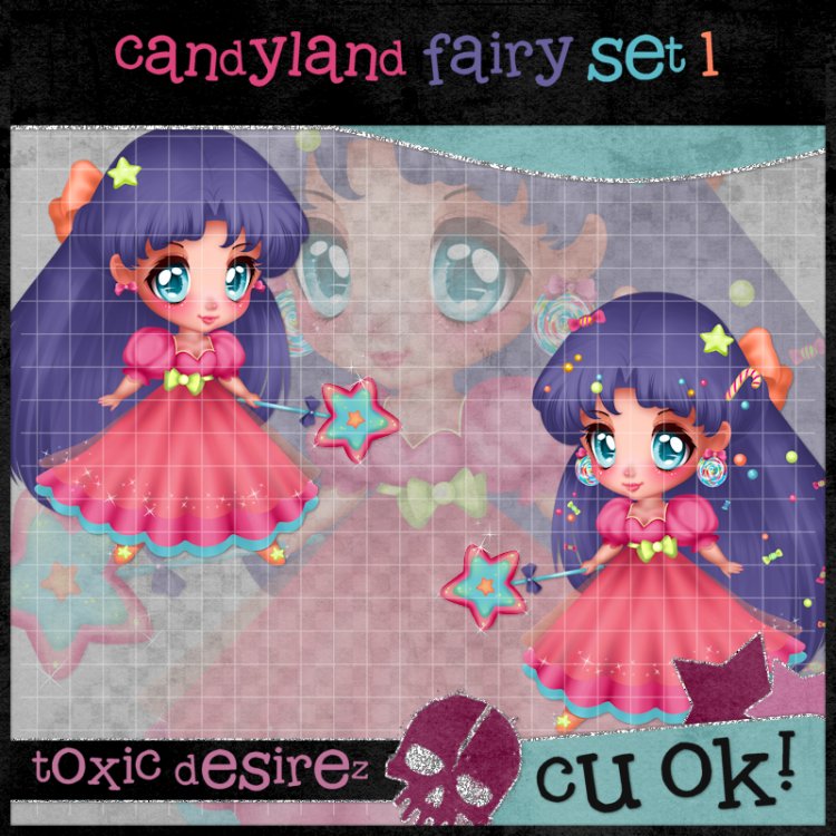 Candyland Fairy Set 1 - Click Image to Close
