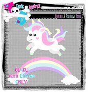 CU4CU Unicorn And Rainbow Temp