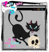 CU4CU Cat And Skull Temp