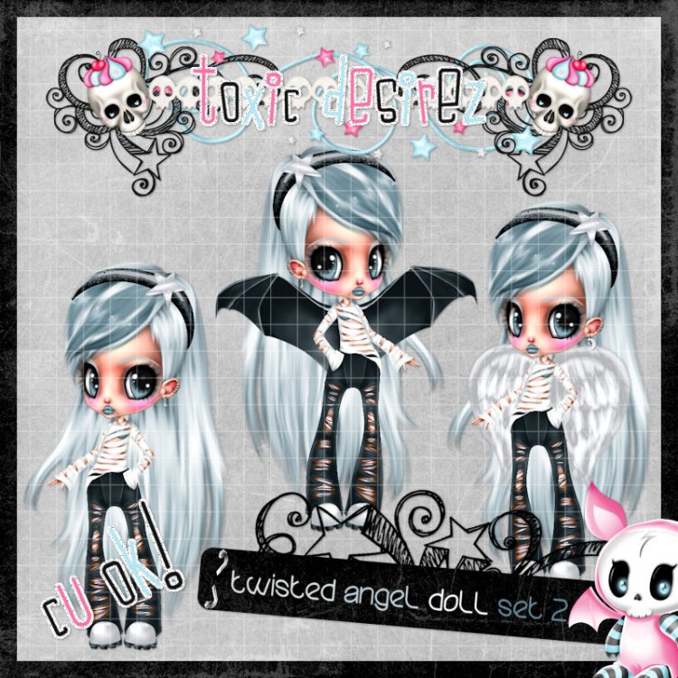 Twisted Angel Doll Set 2 - Click Image to Close