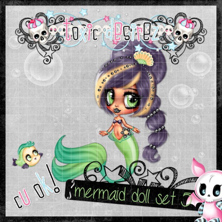 Mermaid Doll Set 5 - Click Image to Close