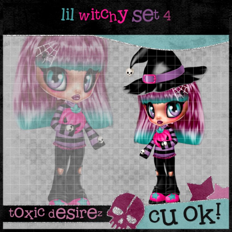 Lil Witchy Set 4 - Click Image to Close