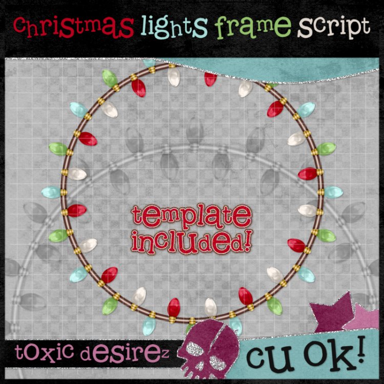 CU Christmas Lights Frame Script - Click Image to Close