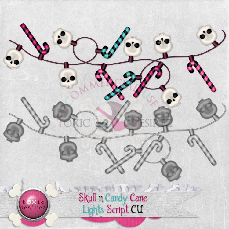 CU Skull & Candy Cane Lights Script - Click Image to Close