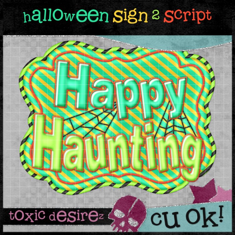 CU Halloween Sign 2 Script - Click Image to Close