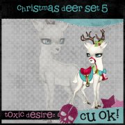 Christmas Deer Set 5