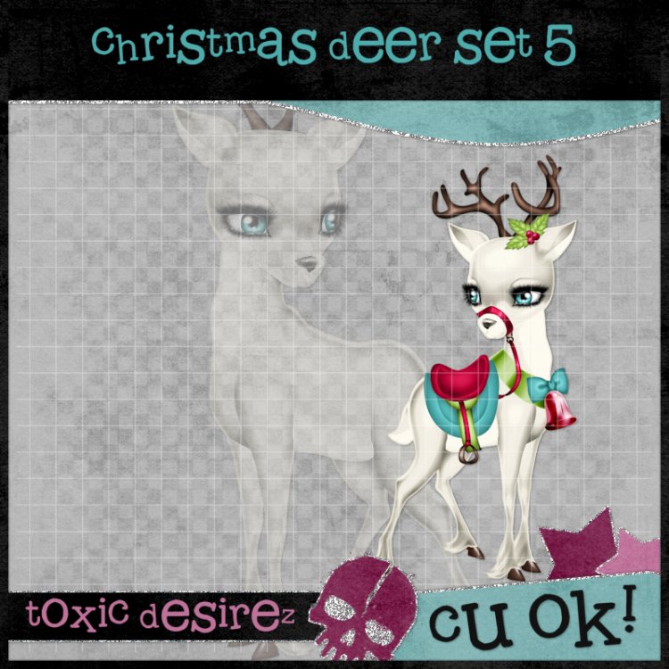 Christmas Deer Set 5 - Click Image to Close