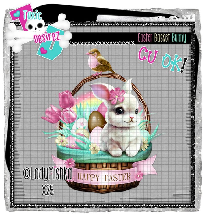 Easter Basket Bunny 3 - Click Image to Close