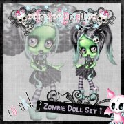 Zombie Doll Set 1