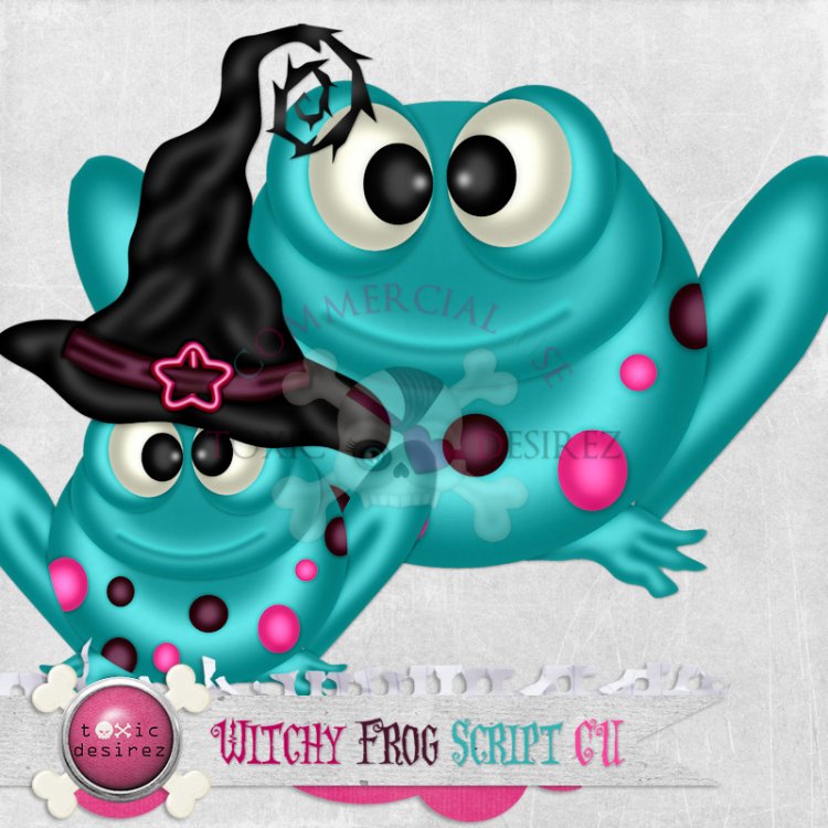 CU Witchy Frog Script - Click Image to Close