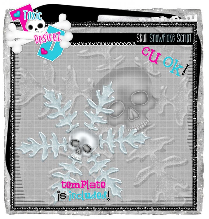 CU Skull Snowflake 3 Script - Click Image to Close