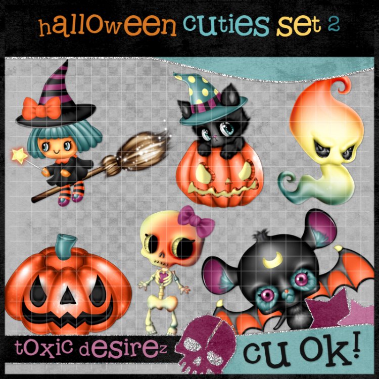 Halloween Cuties Set 2 - Click Image to Close