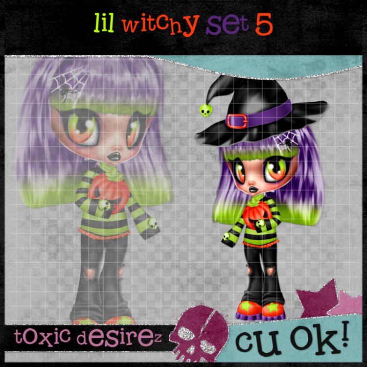 Lil Witchy Set 5 - Click Image to Close