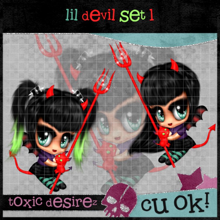 Lil Devil Set 1 - Click Image to Close