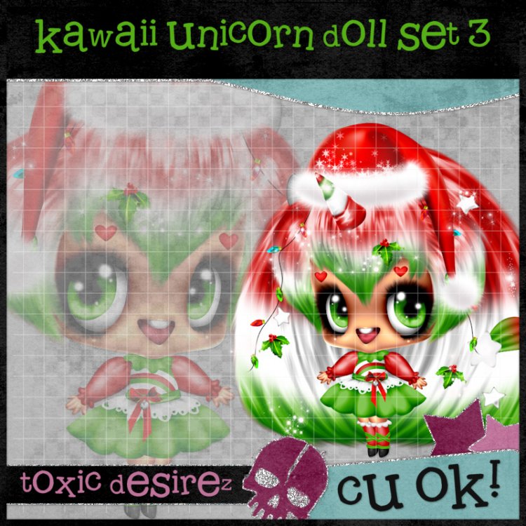 Kawaii Unicirn Doll Set 3 - Click Image to Close