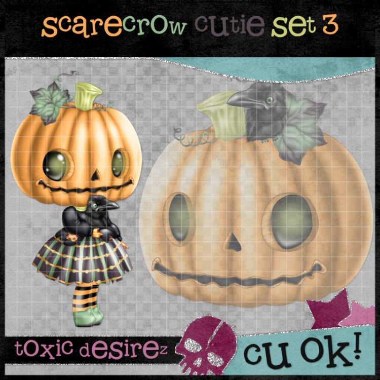Scarecrow Cutie Set 3 - Click Image to Close