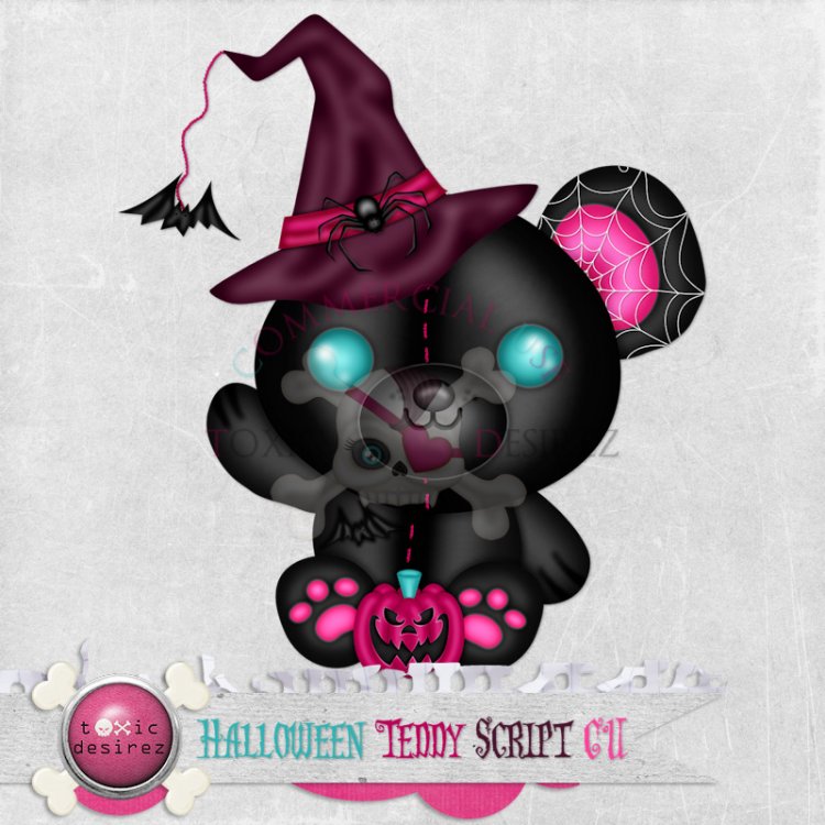 CU Halloween Teddy Script - Click Image to Close