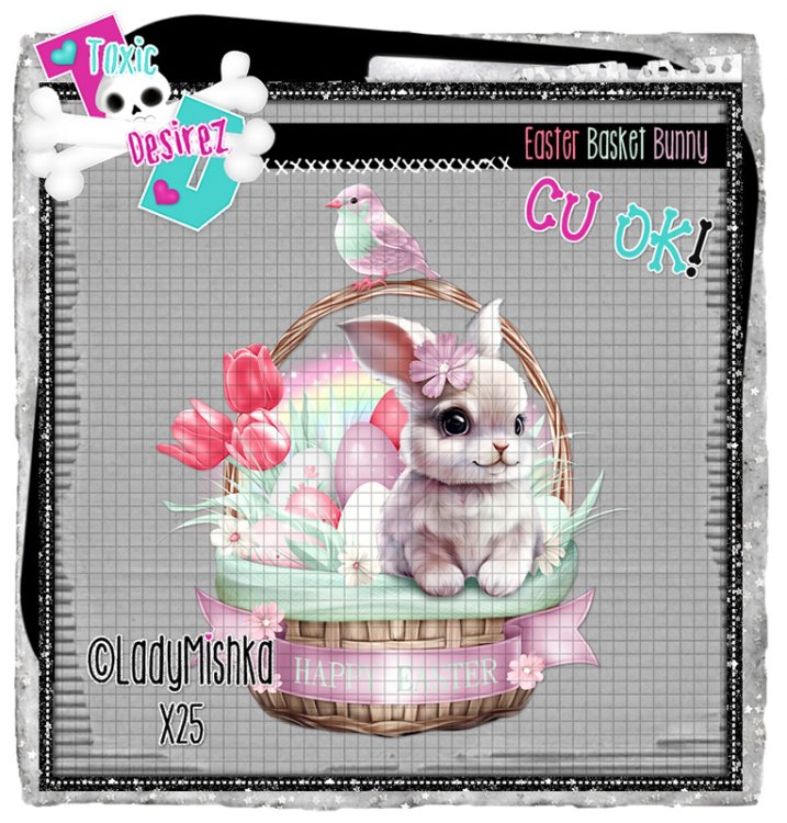 Easter Basket Bunny 2 - Click Image to Close